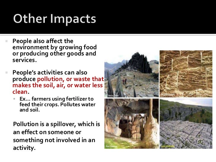 human environment interaction examples