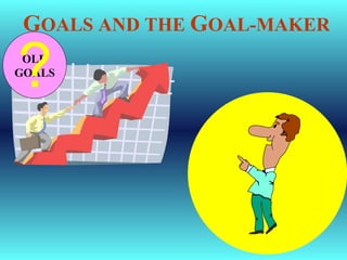 G OALS AND THE  G OAL-MAKER OLD GOALS ? 