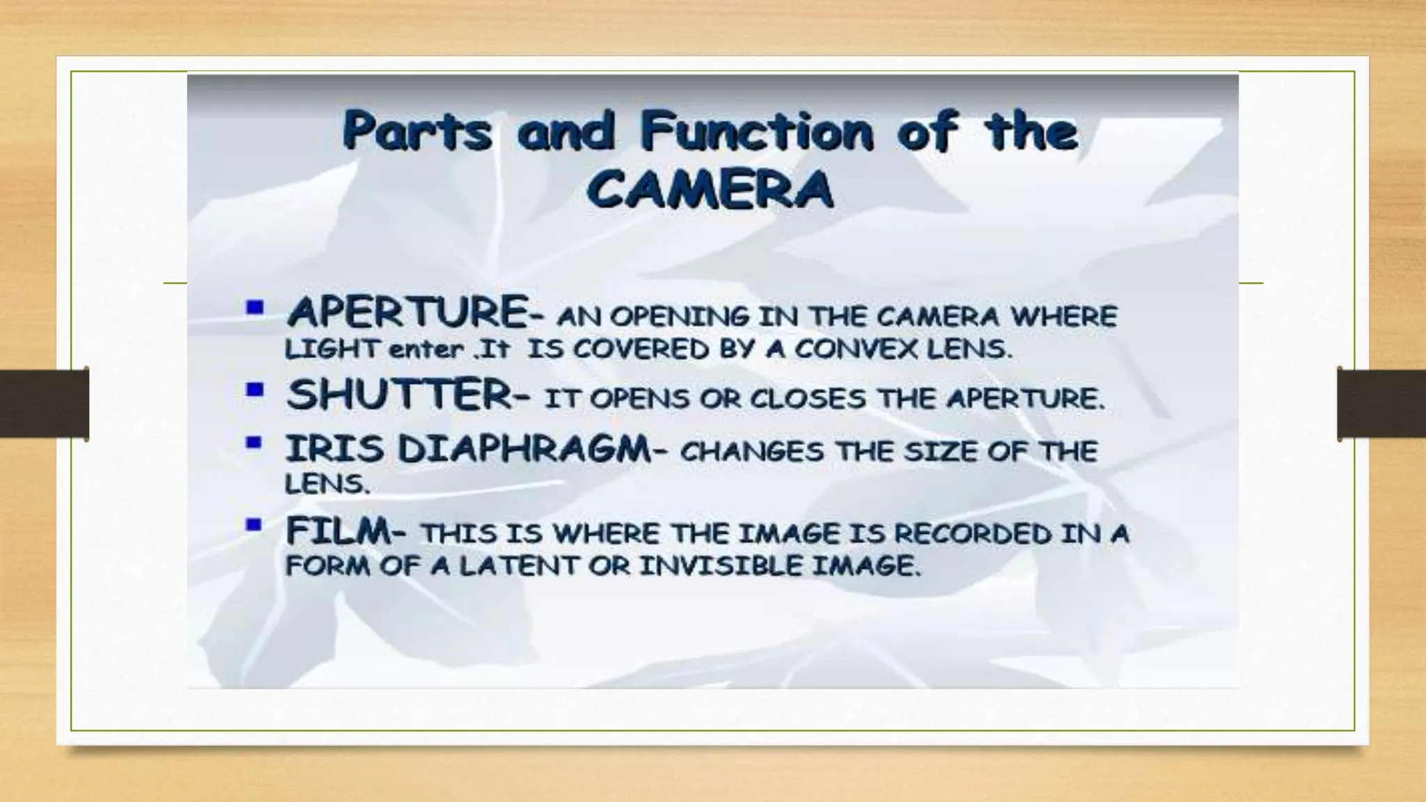 Human Eye and the Camera Powerpoint - Optics | PPTX