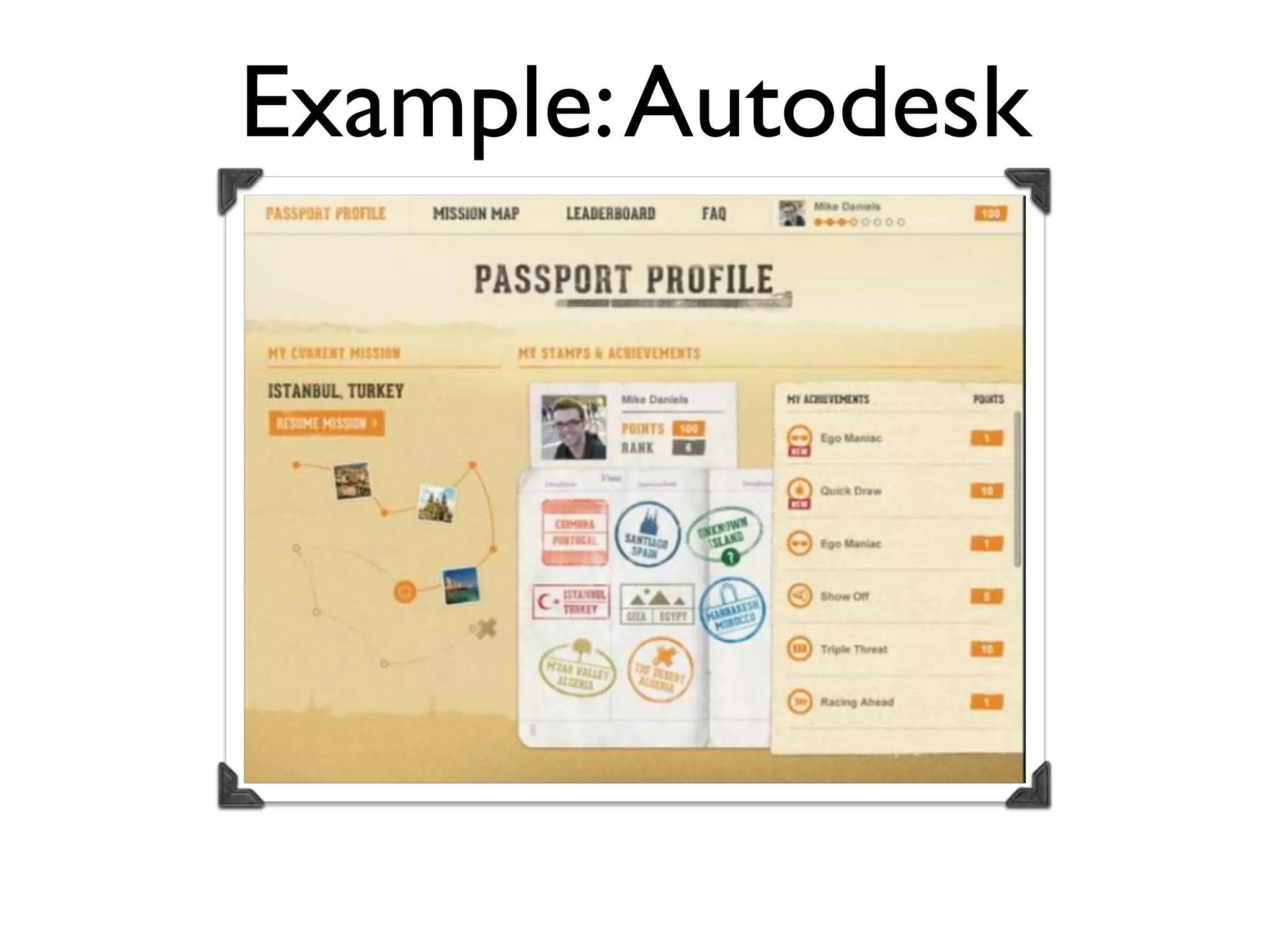 Example: Autodesk
 