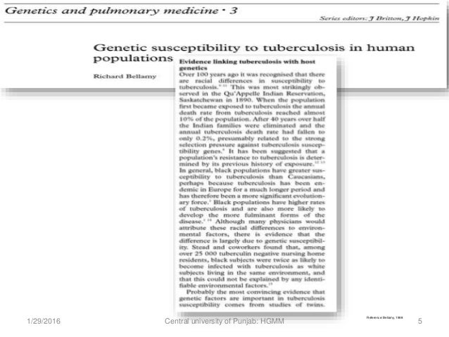 Tuberculosis Research Paper