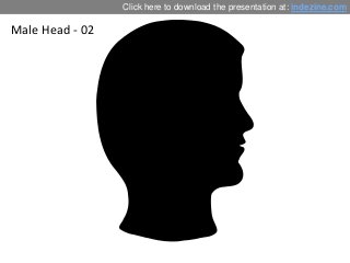 Male Head - 02 
Click here to download the presentation at: indezine.com 
 