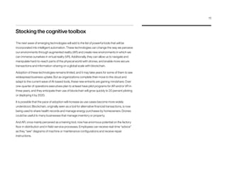 Stocking the cognitive toolbox
The next wave of emerging technologies will add to the list of powerful tools that will be
...
