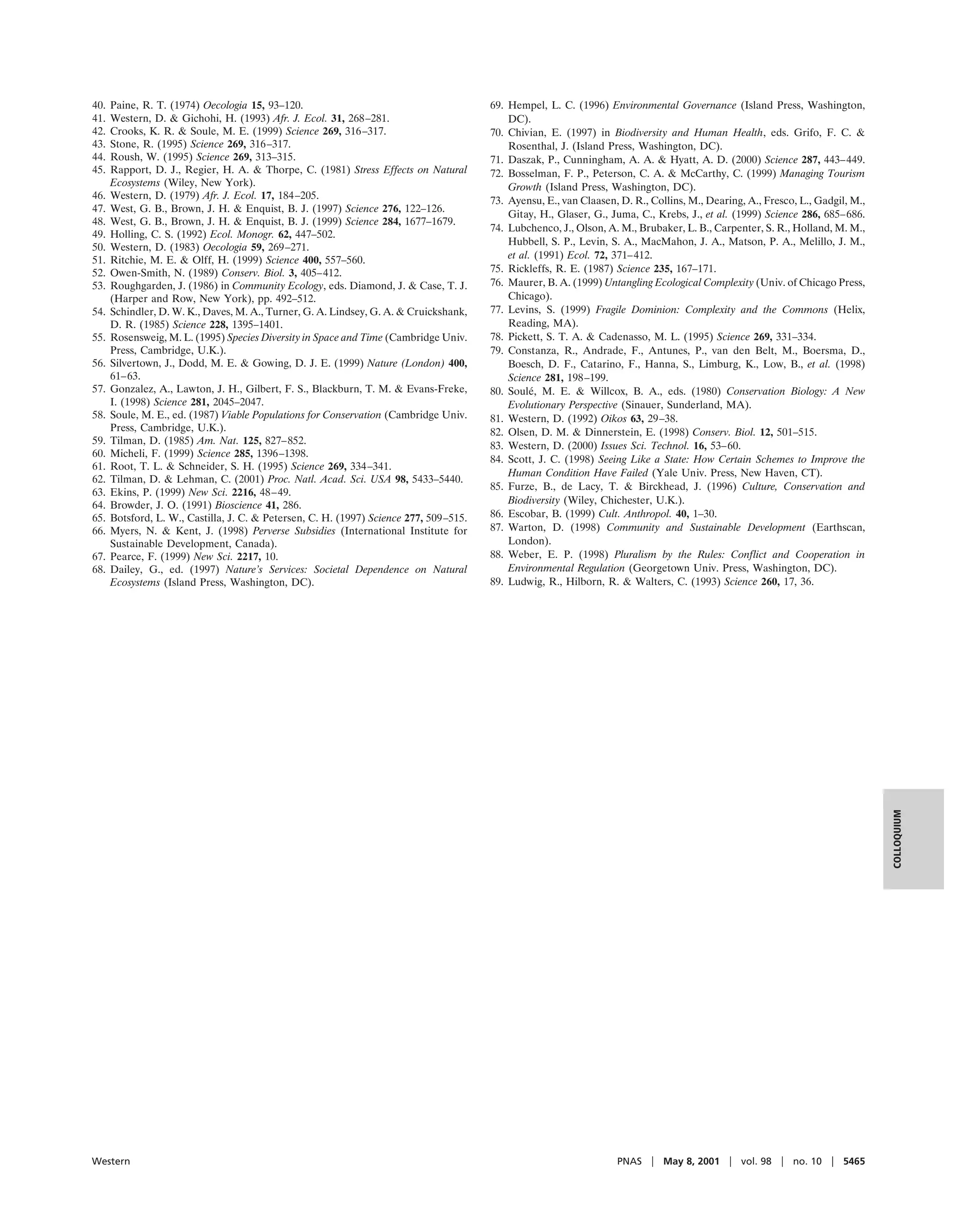 Human modified ecosystems and future evolution | PDF