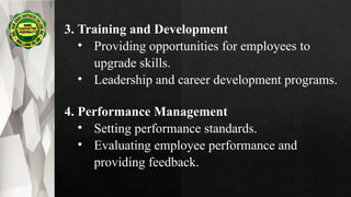 Human Resource Management Seminar in Education | PPTX