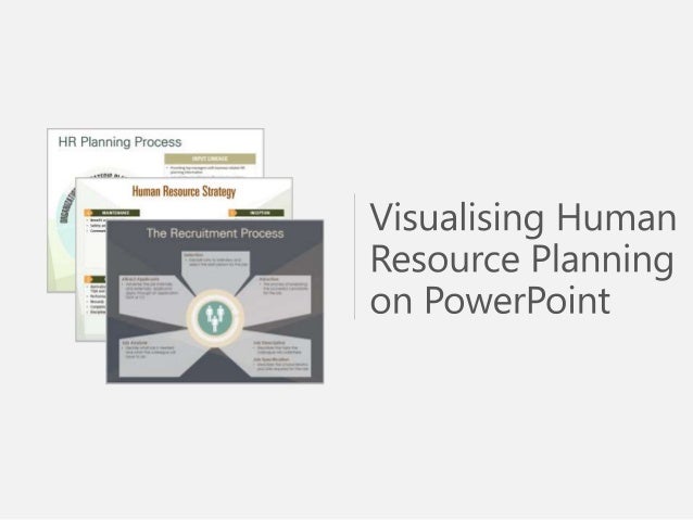 Visualising Human Resource Planning PowerPoint Template