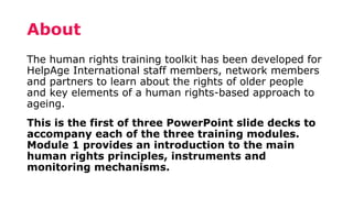 Human Rights Module Human-rights-training-toolkit_Module-one_Introduction-to-human-rights ...
