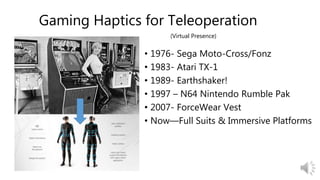 Human technology relations: haptics flavored | PPTX