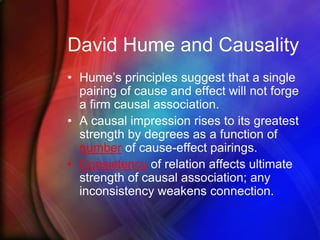 hume causality hume causality