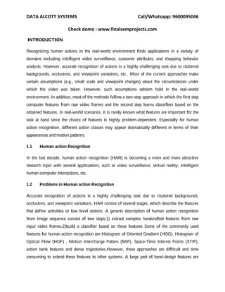 Human action recognition project in python | PDF