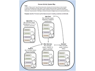 Developing a Human Activity System (HAS) Map | PDF