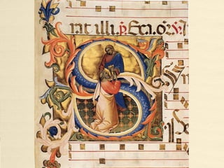 Historiated initial 'S' from the Poésies
de Guillaume de Machaut (c. 1372-1377)
• Poésies de Guillaume de Machaut, published c. 1372-1377 in Paris.
Guillaume de Machaut (c. 1300 –1377), was a medieval French poet and
composer.
• Fol. 454, historiated initial S’ [amours ne fait par sa grace adoucir].
Ms Français 1584, Bibliothèque nationale de France, Paris, France.
• http://gallica.bnf.fr/ark:/12148/btv1b84490444/f929/
 