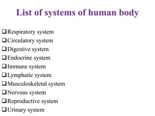 Human anatomy | PPTX
