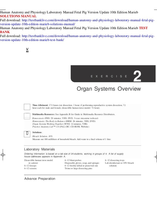 Marieb Anatomy And Physiology Quiz