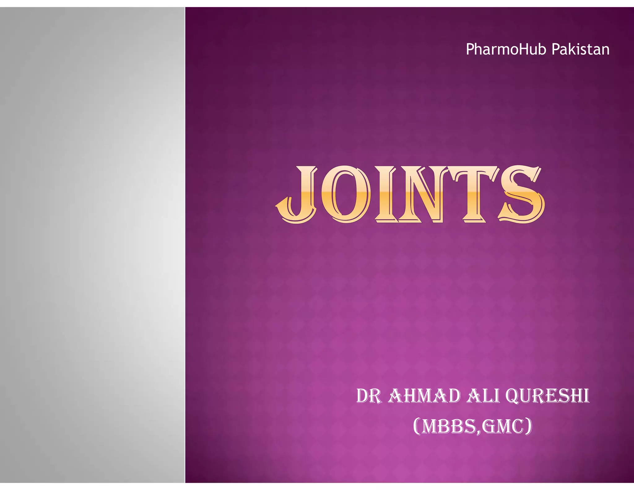 Dr AhmAD Ali Qureshi
(mBBs,GmC)
PharmoHub Pakistan
 