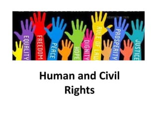 Human and Civil 
Rights 
 