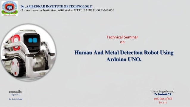 metal detector robotic vehicle using arduino