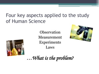 Human and natural science – compare & contrast | PPTX