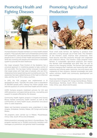 Humana Project Humana People to Peoploe Annual Report 2015 | PDF