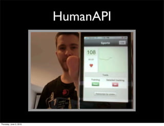 HumanAPI




Thursday, June 3, 2010
 