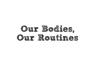 Goal #4: 
BE 
ACTIVE 
http://bit.ly/1yGTq4o 
 