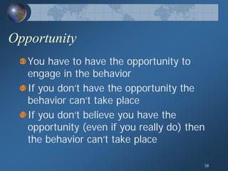 Human Behavior Model; General Theory of Human Behavior