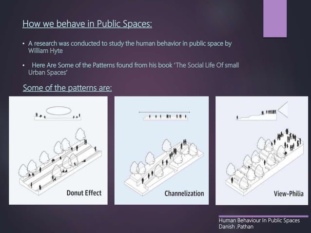 Human behavior in public spaces | PPTX