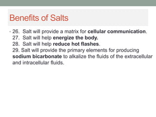 Cellular Salt New Human Biology | PPTX