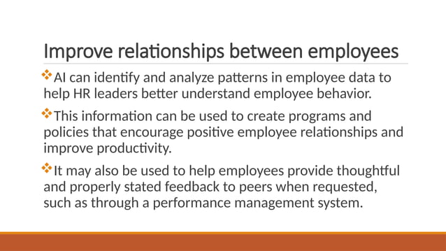 Human Capital Analytics Artificial Intelligence Pptx