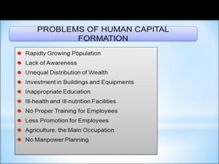 Human capital formation in India part-1 | PDF