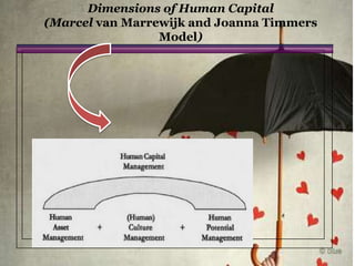 Dimensions of Human Capital (Marcel van Marrewijk and Joanna Timmers Model)