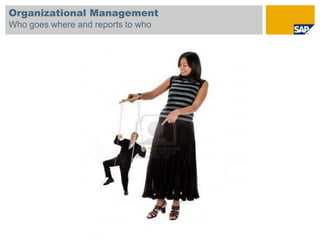 Organizational Management
Who goes where and reports to who
 