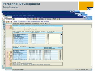 Personnel Development
Train to excel
 