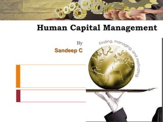 Human Capital Management
By

Sandeep C

 