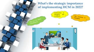 What’s the strategic importance
of implementing HCM in 2022?
Automation is
changing the
workforce
 