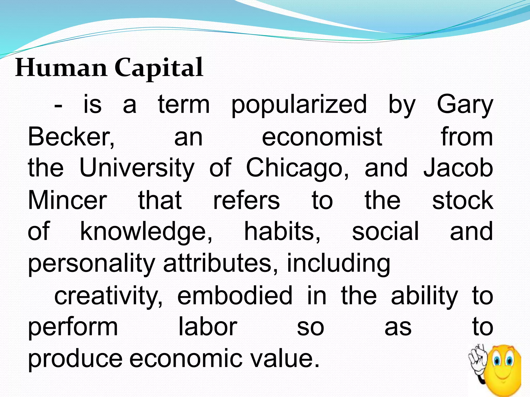 Human capital | PPTX