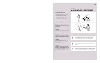 This exercise is good for: 
» Engaging participants in group 
and individual interviews 
» Getting people to talk about what 
they desire for the future 
» Making people feel comfortable 
talking about broader issues 
EXERCISE: 
ASPIRATIONS EXERCISE 
Journey of an Offering Worksheet 
» S te p 1 : 
Start by saying that you want to know 
what the participants hope for and desire 
for the future. 
» S te p 2 : 
Tell the participants that you have a set of 
cards with various pictures on them. 
» S te p 3 : 
Ask the participants to look through the 
cards and choose the three pictures that 
represent what they hope for in the future. 
» S te p 4 : 
If a participant asks, “what is this?” to a 
picture, tell them that it is anything they 
think it is, or if the picture doesn’t make 
sense to them, skip it and move on. 
» S te p 5 : 
After the participants have chosen their 
pictures, ask “Tell me what you chose” and 
have them describe the picture. Then ask: 
“Why did you choose this?” Document both 
the pictures and explanations. 
Have the participants explain what the picture is in their own words, 
do not interpret the pictures for them. Often people will choose 
something that represents one thing to them, but may represent 
something different to the researcher. 
If appropriate, you can ask people to choose the three pictures that 
represent what they fear in the future after they are finished with the 
first exercise. 
You may find that you need different pictures for your design challenge 
or the community you are working with. With the help of the internet, 
find some pictures and print them out to add to this group of pictures. 
TIP 
TIP 
TRY 
177 
 