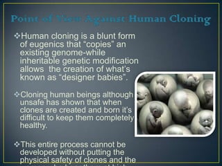 Human cloning | PPTX