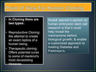 Human cloning | PPTX