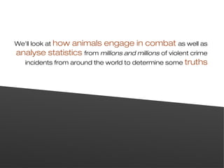 Human Combative Behavior Presentation | PPT