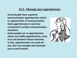 Apprehension Example Human communication | PPTX