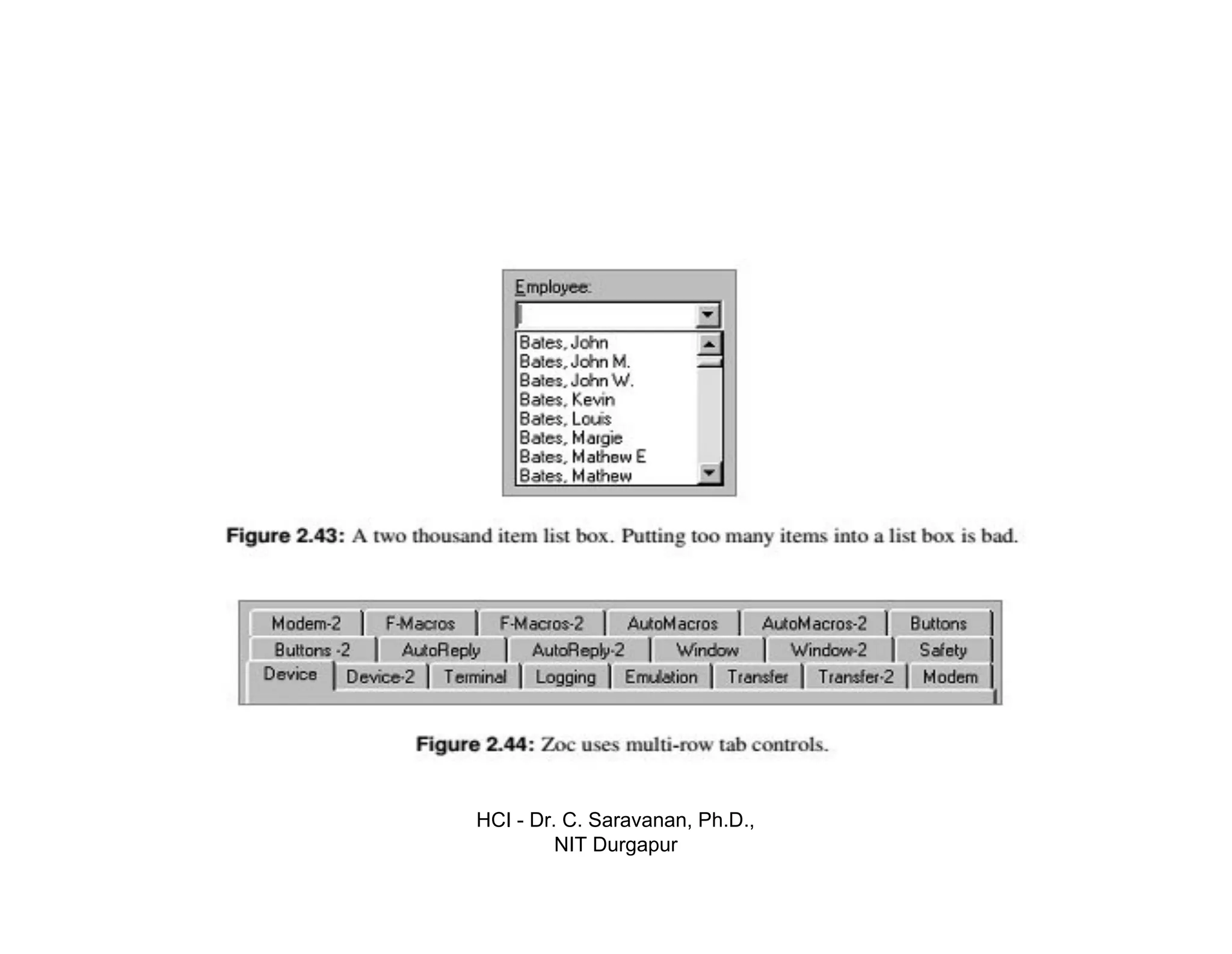 HCI - Dr. C. Saravanan, Ph.D.,
NIT Durgapur
 
