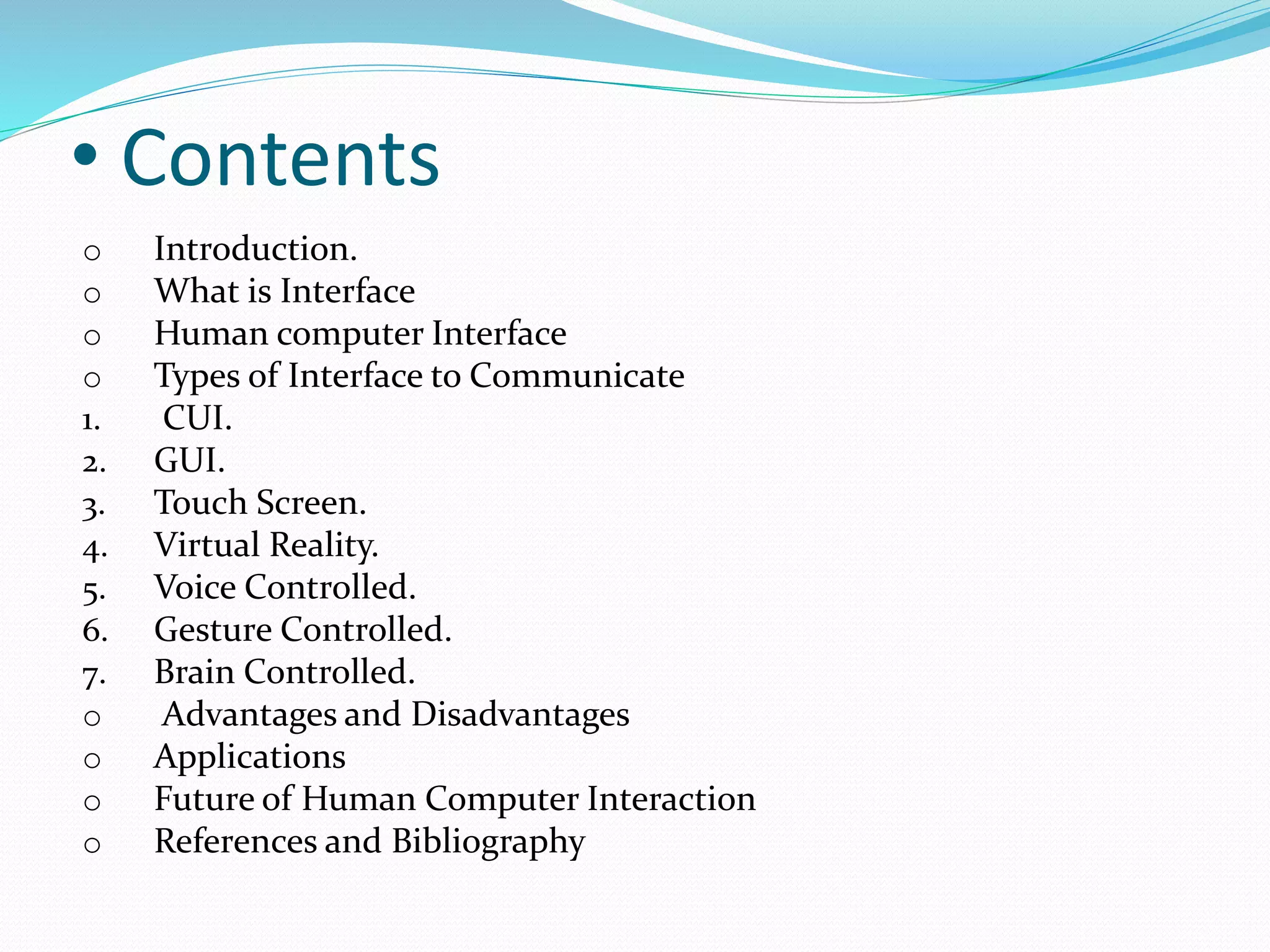 Human computer interaction | PPT