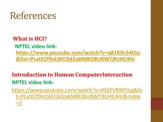 Human computer interaction -Input output channel | PPTX
