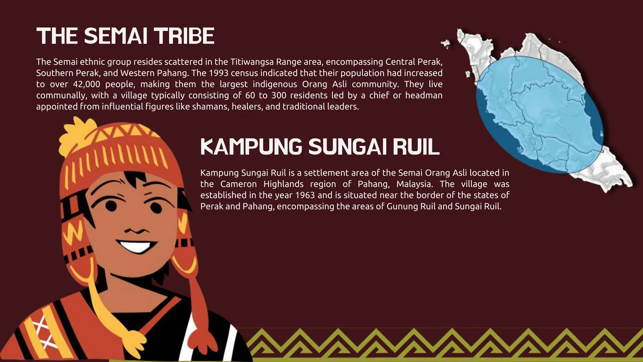 HUMAN CULTURE ANALYSIS SEMAI PEOPLE AT CAMERON HIGHLAND PPT