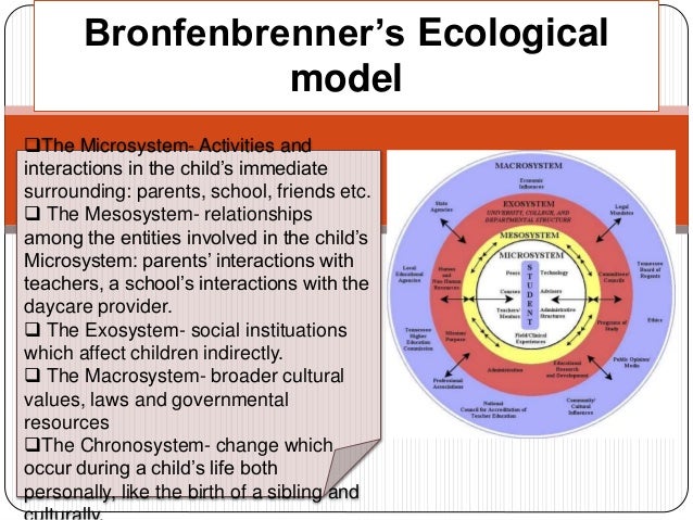 bronfenbrenners ecological model bronfenbrenners ecological model