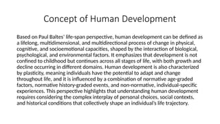 Comprehensive Overview of Human Development Across the Lifespan | PPTX