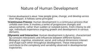 Comprehensive Overview of Human Development Across the Lifespan | PPTX