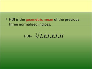 Hldi Size Human development index | PPT