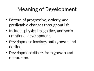Own Words Orderly Development Pattern Human Development Presentation grade 11.pptx